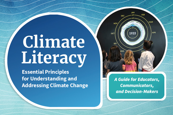 small image of the front page of the Climate Literacy Guide