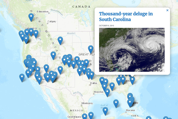 small image showing a screen capture of the Event Tracker map