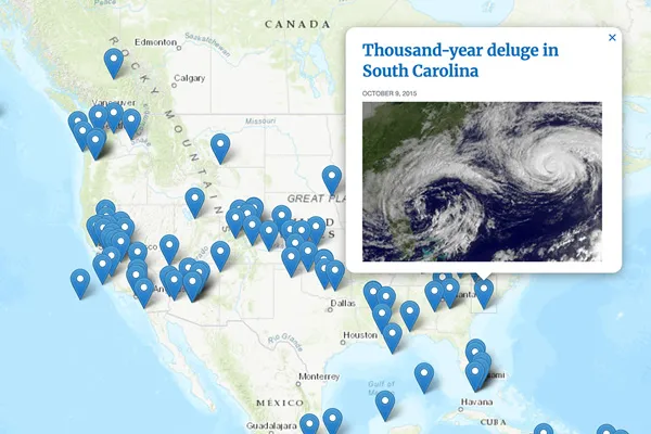 small image showing a screen capture of the Event Tracker map