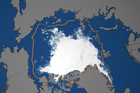 Arctic sea ice minimum