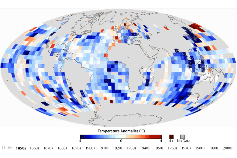 Past Three Decades Warmest on Record