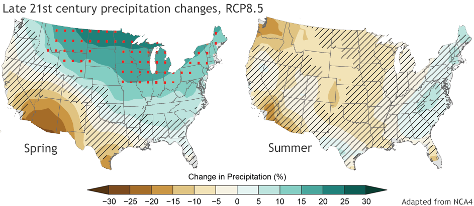 Precipitation predictions