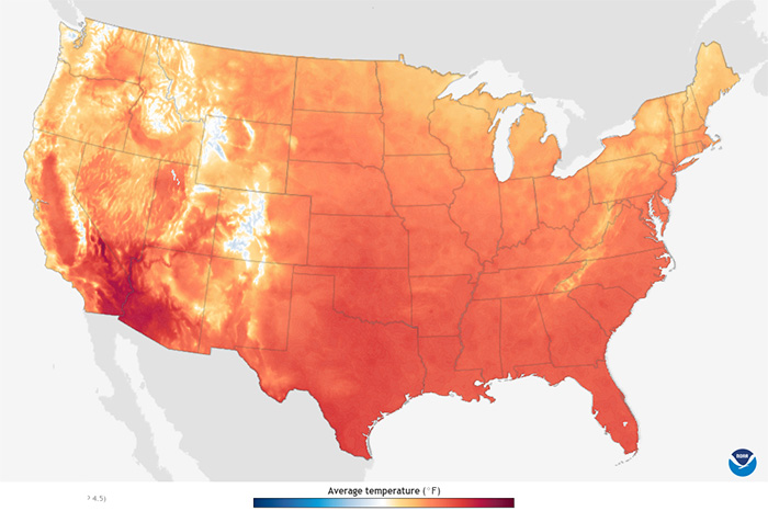 Projections - Average Mean Temperature, Stabilized Emissions thumbnail
