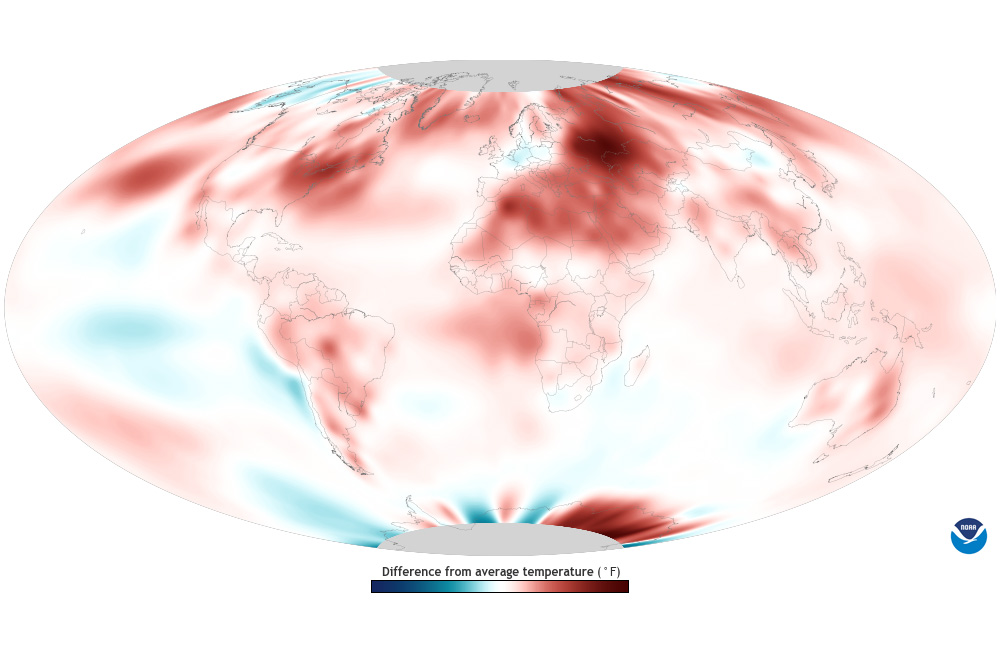 Temperature - Global Monthly, Difference from Average thumbnail