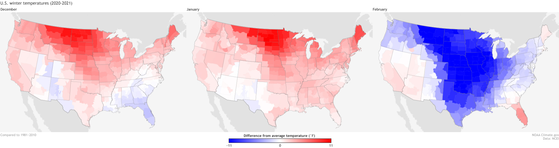 US temps December-February