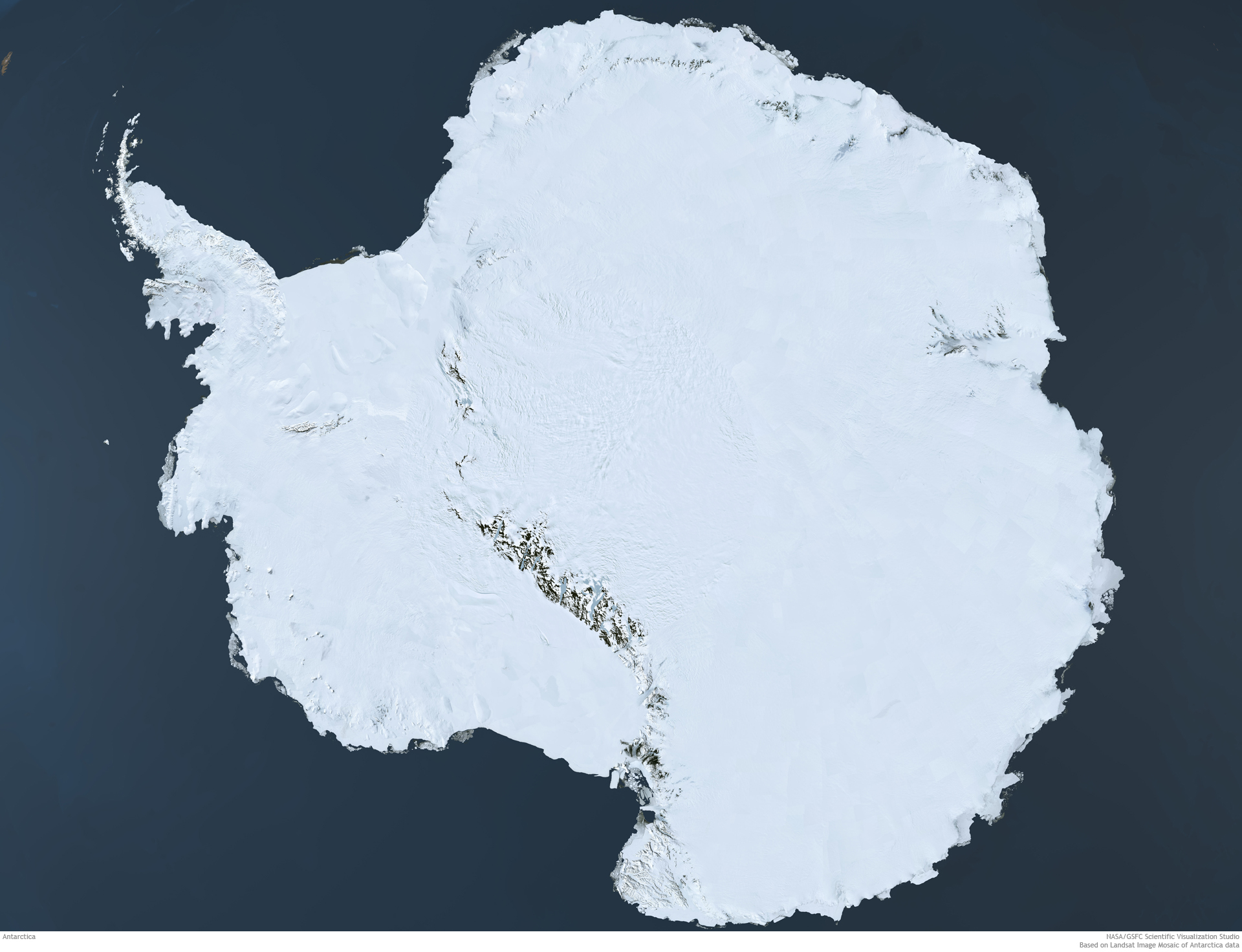 Antarctica map