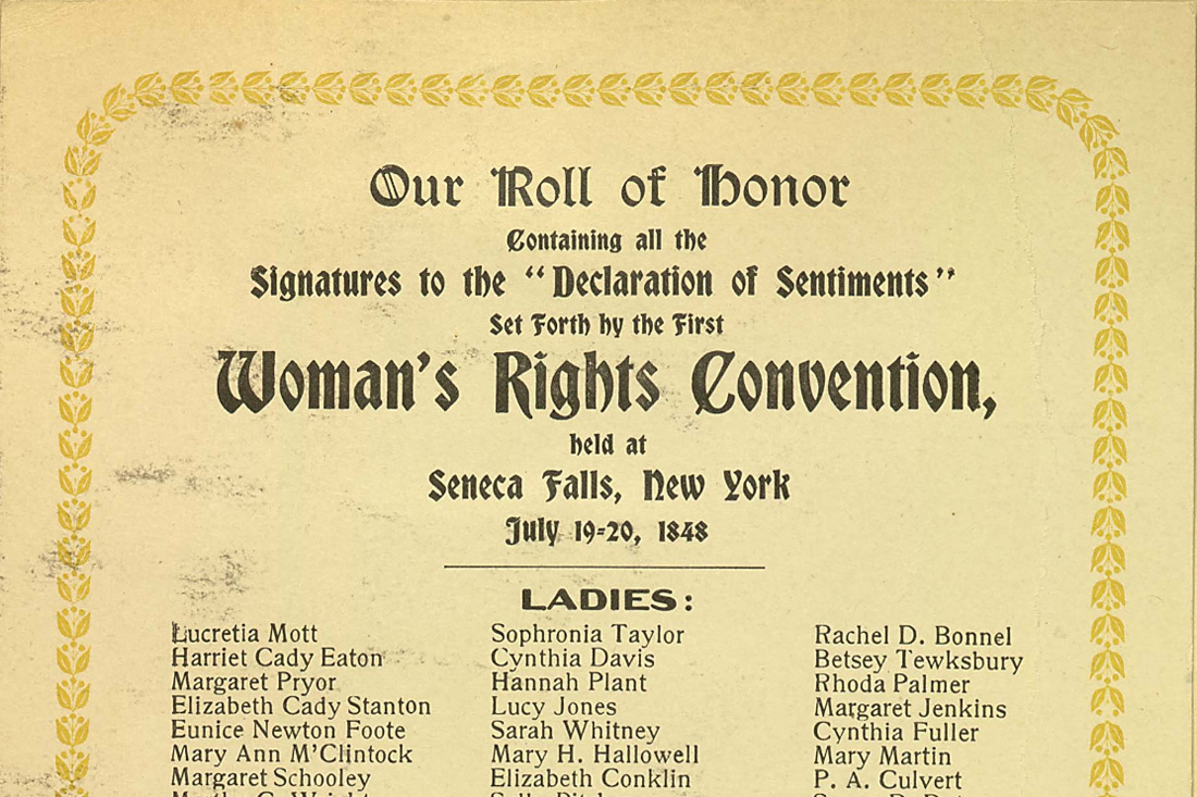 Declaration of sentiments