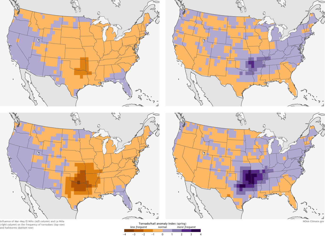 ENSO thunderstorms