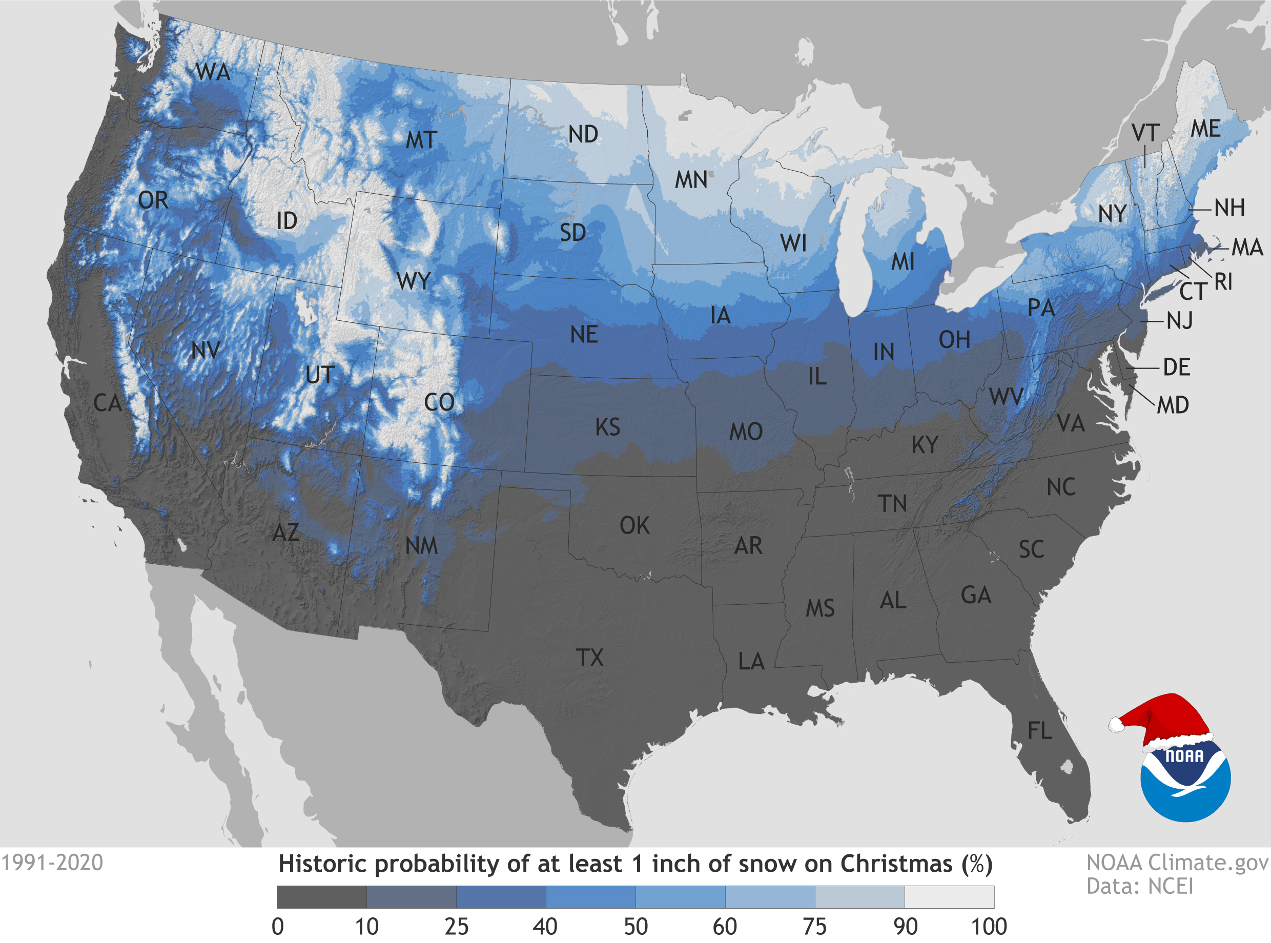 Are you dreaming of a white Christmas?