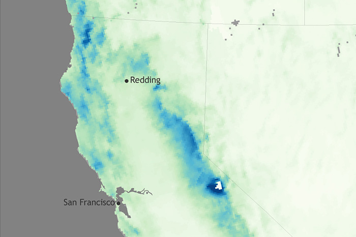 Precipitation map