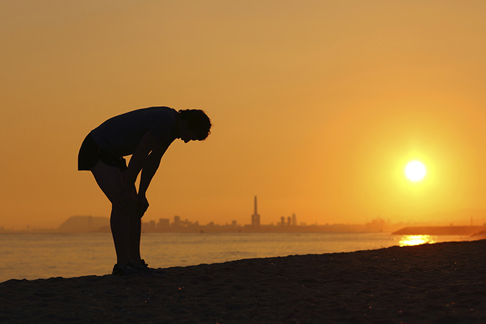Exercise in extreme heat