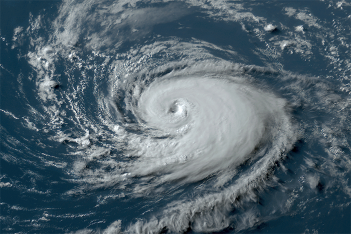 Hurricane Don over the Atlantic Ocean