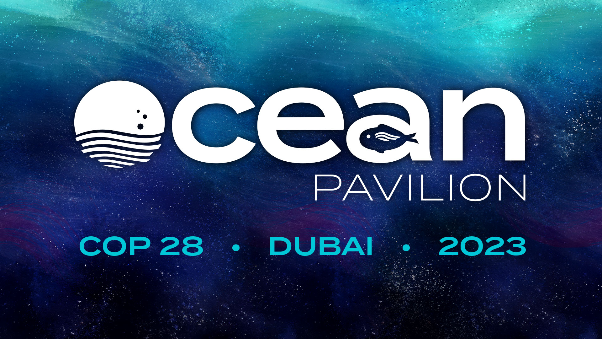 underwater photo with logo