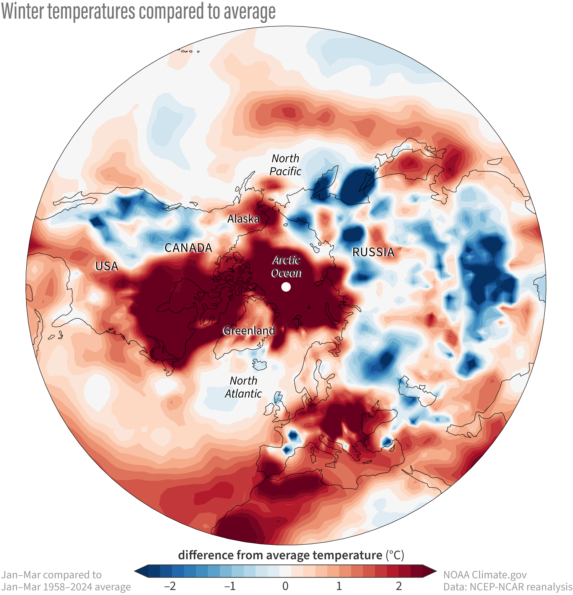 temperature map