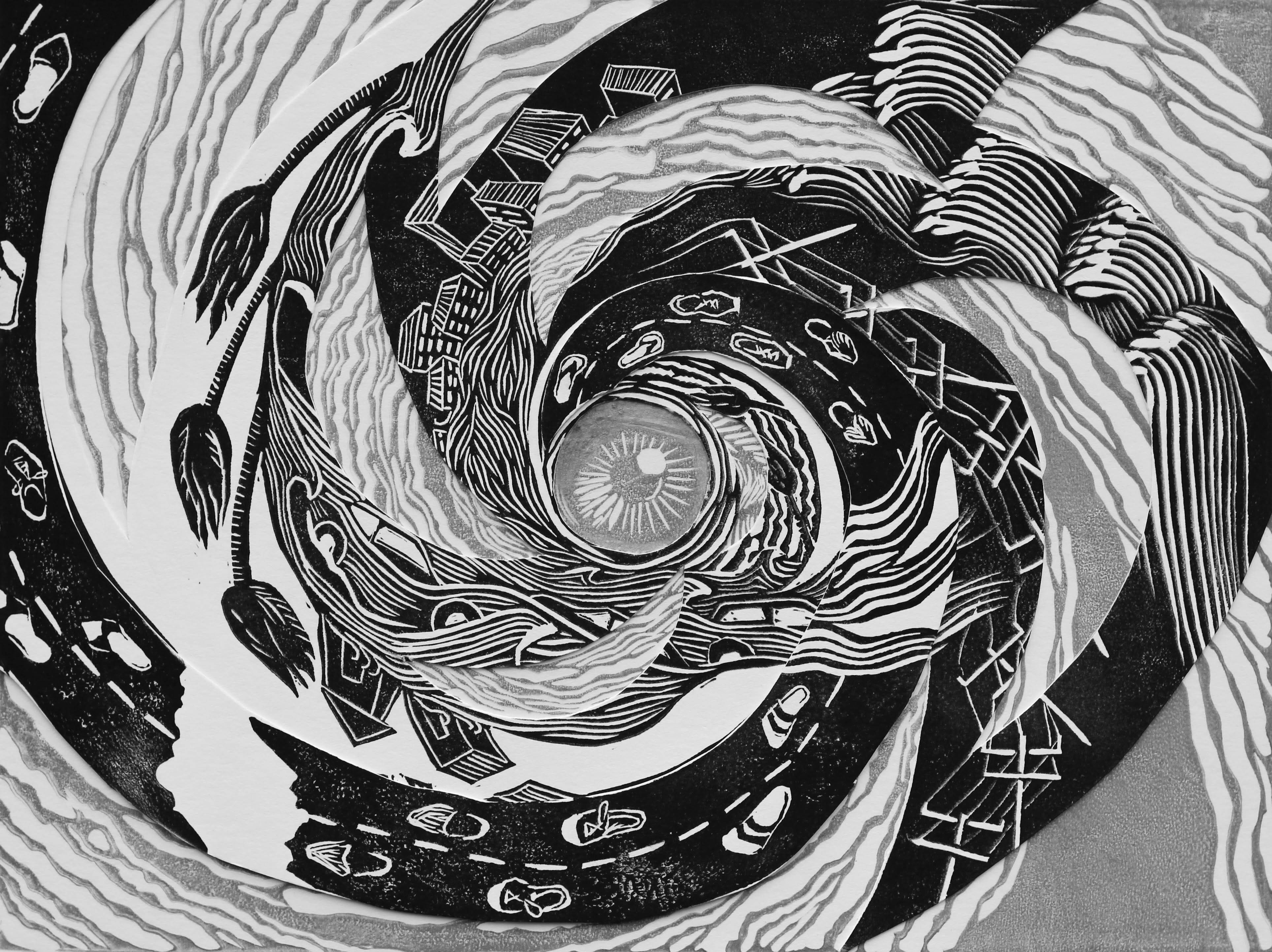 'In the Eye of the Storm' from the Art x Climate Gallery