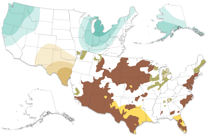 Two U.S. maps