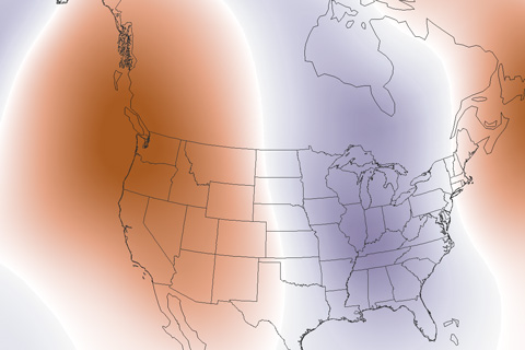 U.S. temperature extremes and the polar jet stream