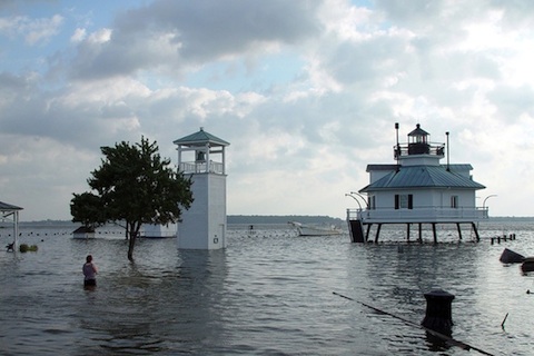 Flooded landscape