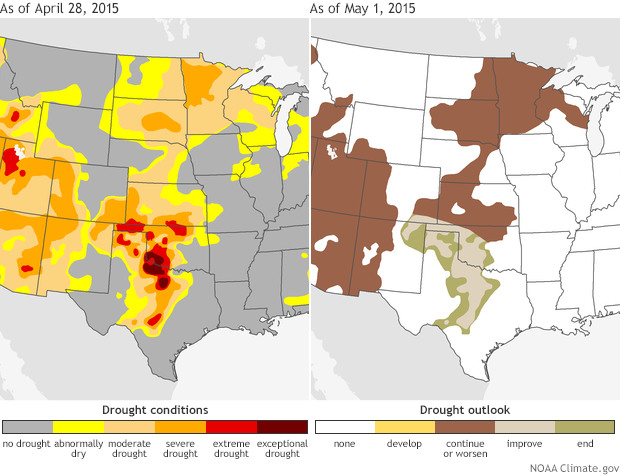 For the Southern Plains, some rain and drought relief