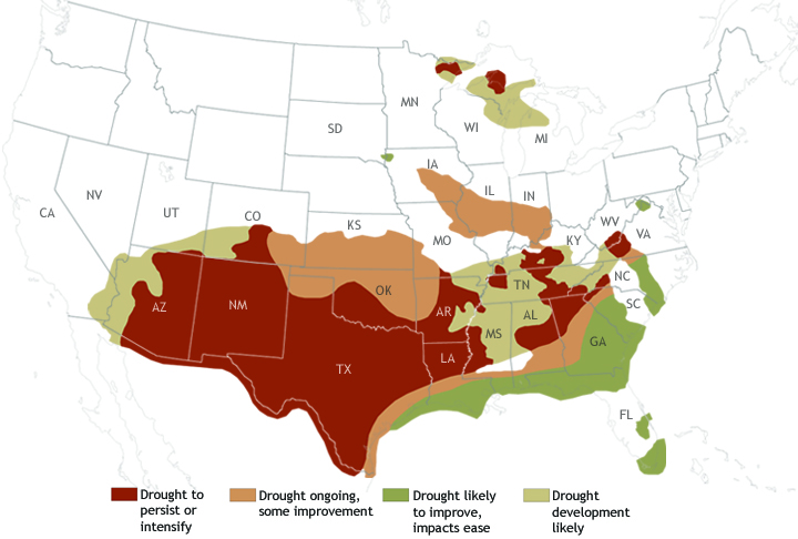 Drought Outlook, September-November 2011