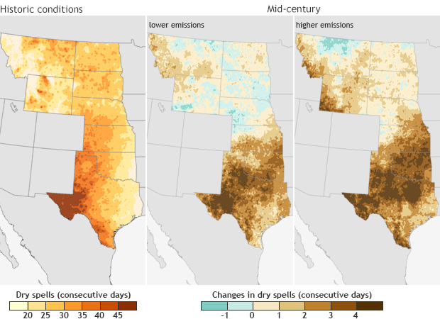 Longer dry spells in store for U.S. Great Plains