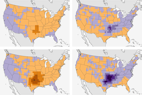 Tornado/hail frequency
