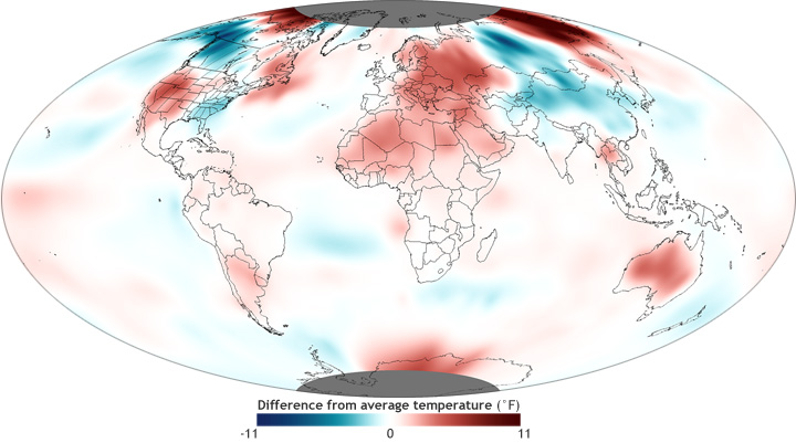 November 2012 Global Temperature Update