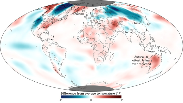 January 2013 Global Temperature Update