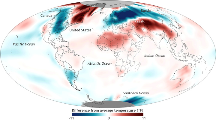 March 2013 Global Temperature Update