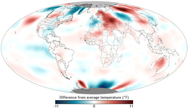 May Global Temps Third Warmest on Record
