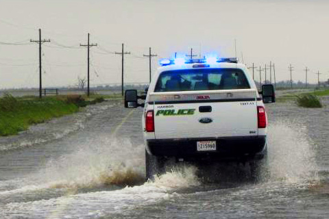 Hurricane surge