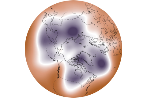 Wobbly polar vortex triggers extreme cold air outbreak