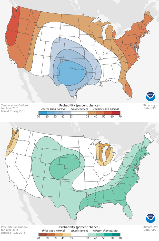 June Outlook: Heat for the West, more rain in the Plains [Updated] 