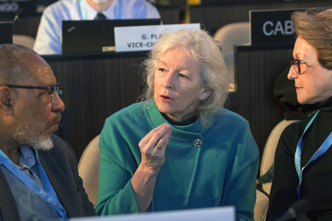 Ko Barret at IPCC meeting
