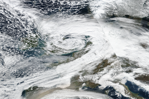 February’s Storm Doris weather bombs Great Britain