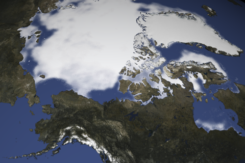 Northwest Passage Ice map