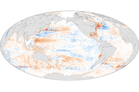 Ocean Heat Content map