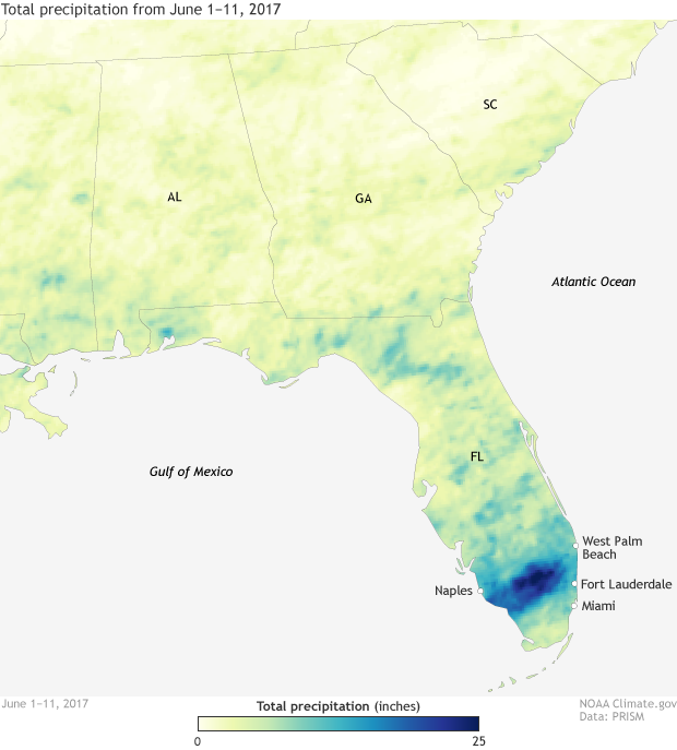 Torrential rains swamp southern Florida, make serious dent in drought