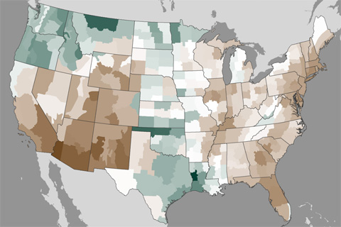 A dry beginning for 2012 across much of U.S.