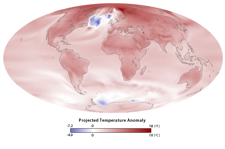 Projecting Climate Conditions for the End of the Century