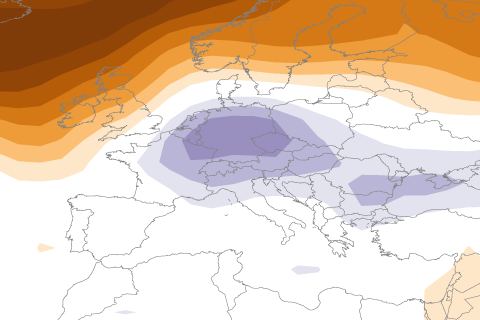 Atmospheric ‘Groundhog Day’ behind flooding in France and Germany
