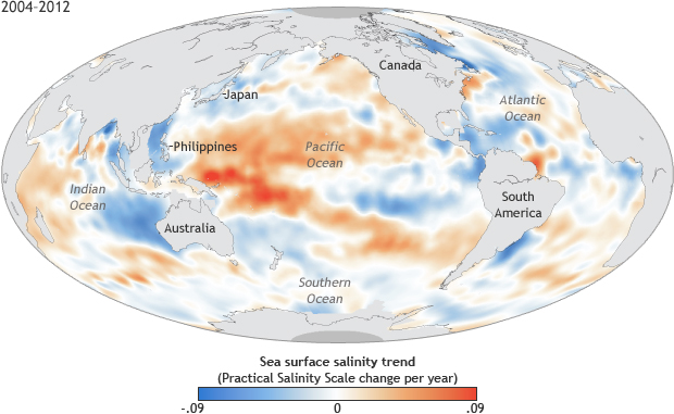 Ocean Saltiness Provides Clues to Precipitation Patterns