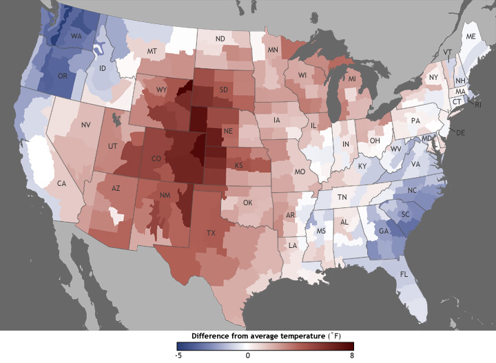 June 2012 brings more record-breaking warmth to U.S.