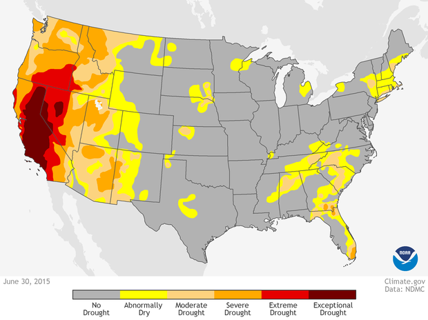 Climate Challenge: How bad was the U.S. drought in June 2015?