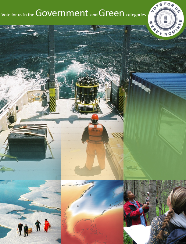 NOAA Climate.gov nominated for Webby Awards