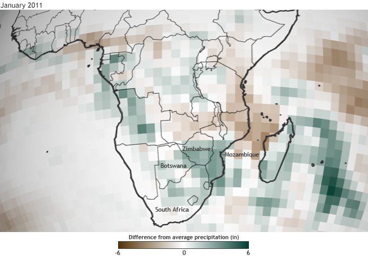 Heaviest rain in decades in Zimbabwe 