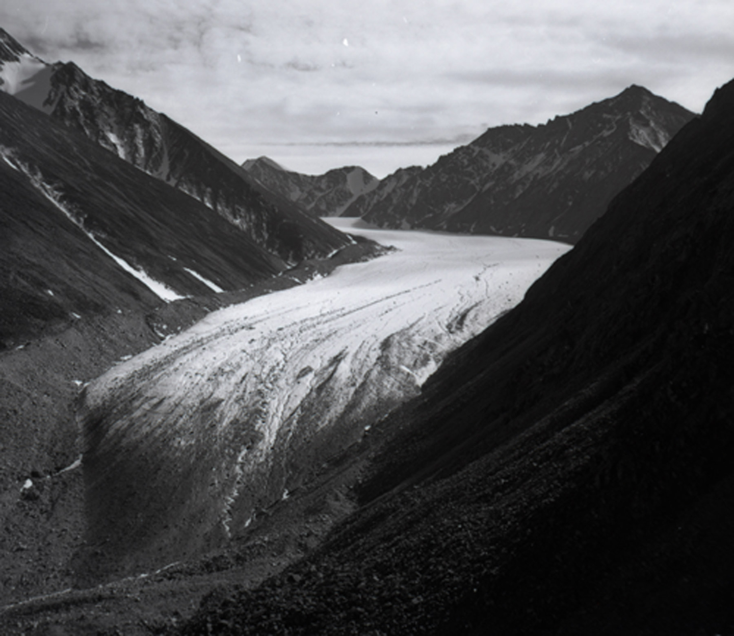 Photo of Alaska’s McCall Glacier in 1958