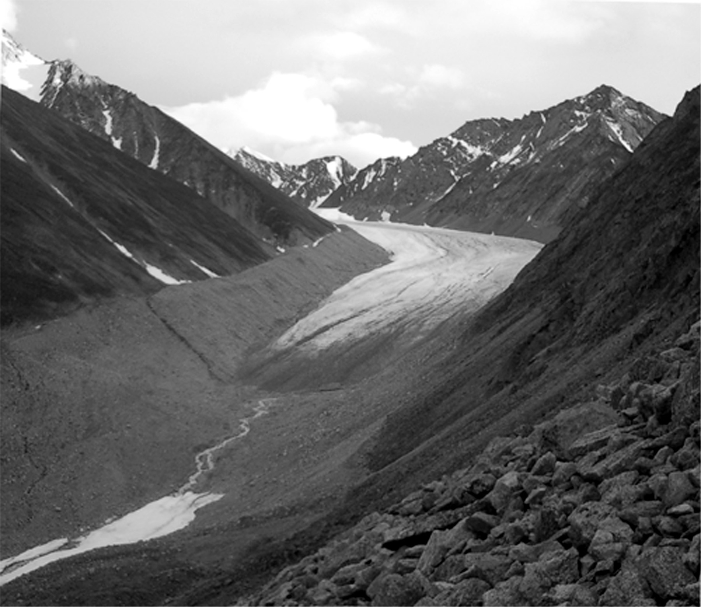 Photo of Alaska’s McCall Glacier in 2003