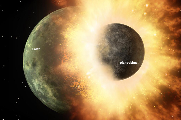 Planetary collision