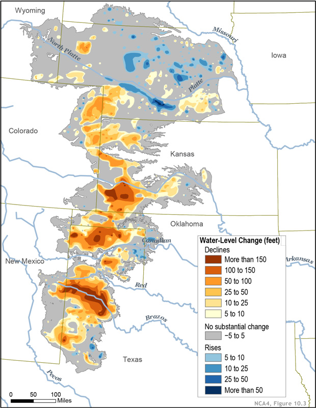 National Climate Assessment: Great Plains’ Ogallala Aquifer drying out